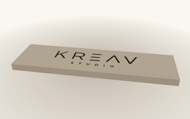 Placa personalizada em ABS com gravação